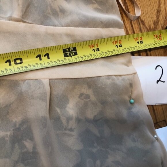 AT LOFT silky sheer sleeveless summer dress, size 2P - Picture 10 of 16